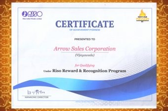 Arrow Sales Corporation Achievements